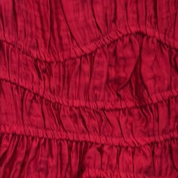 Aqua pink Ruffled Smocked Maxi Sundress - Picture 3 of 5